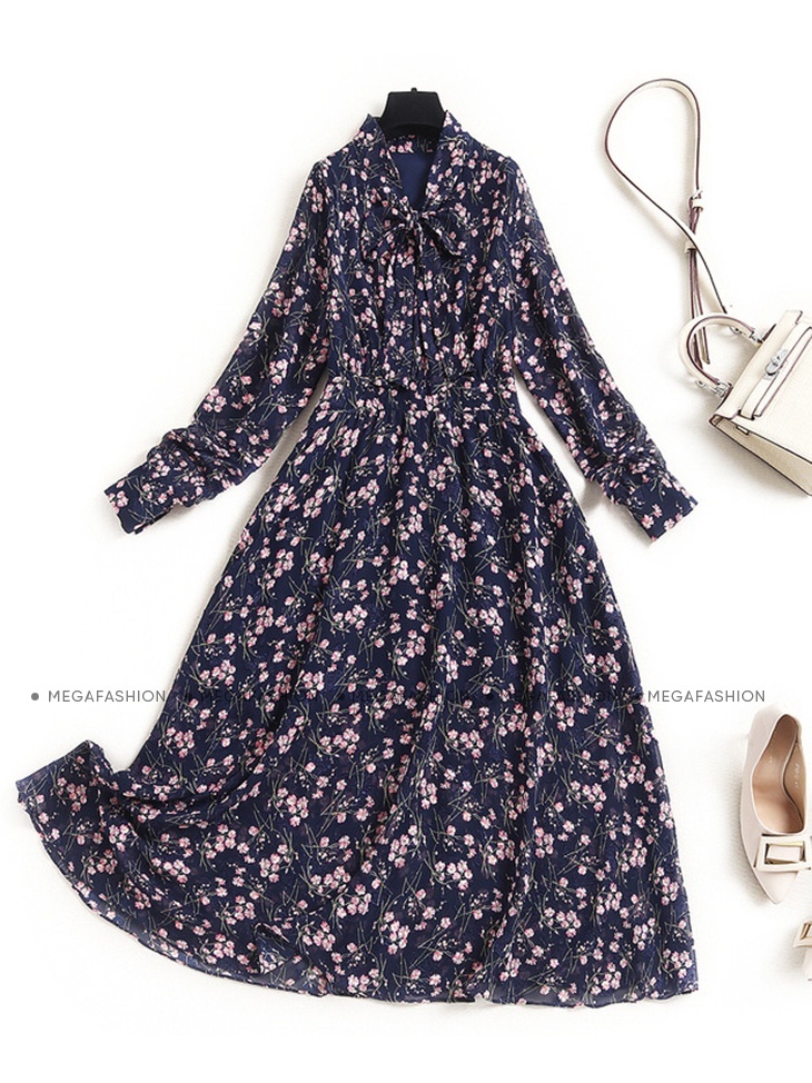 <A02>Đầm mặc nhà đầm đi chơi lụa cao cấp in họa tiết hoa nhí tà váy  cách điệu dễ thương siêu mát dưới 70kg | Lazada.vn